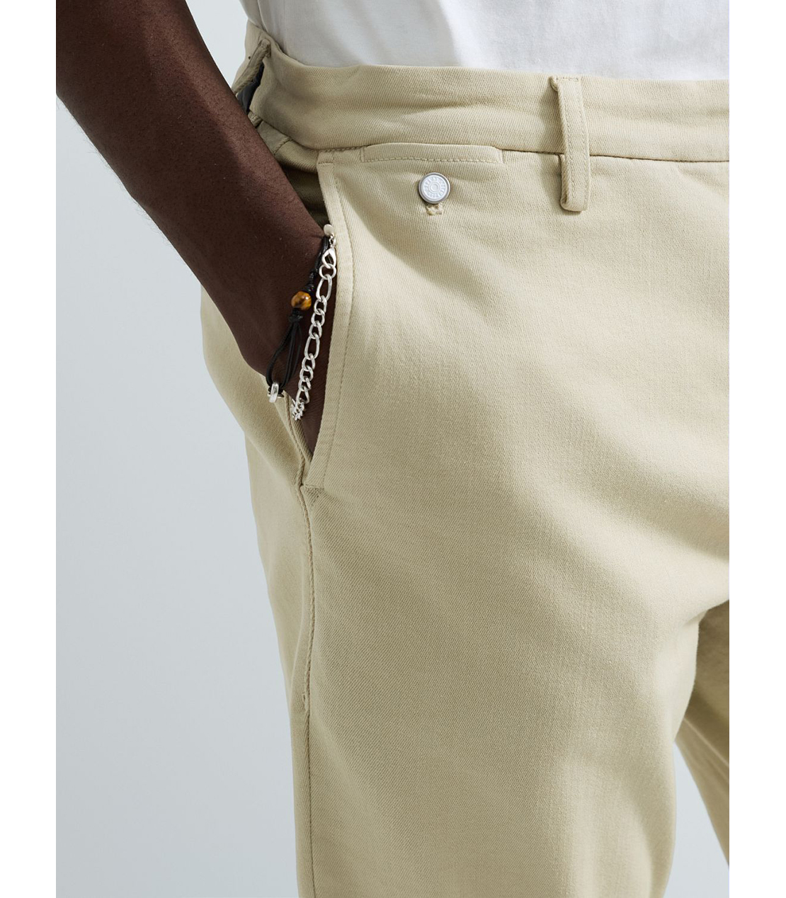 レギュラースリムBENNI Hyperflex Color スーパーストレッチチノパンツ 詳細画像 サンドベージュ 7